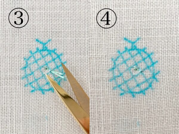 【図案つき】100均アイテムで簡単！刺繍ヘアゴムの作り方