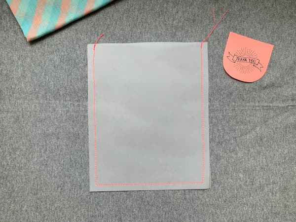 ミシンで作る簡単ラッピング袋の作り方