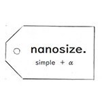 nanosize. （ナノサイズ）