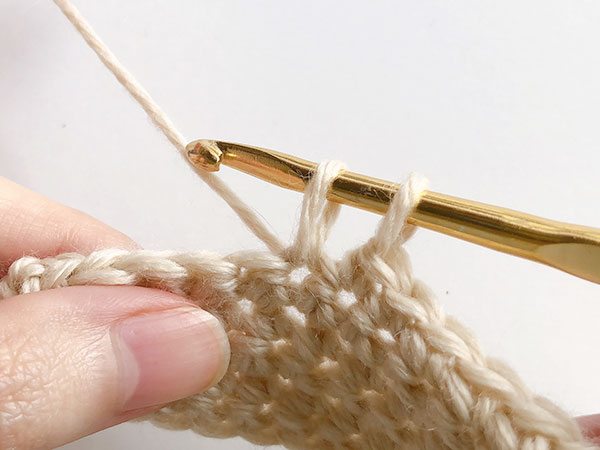 編み目が緩い例