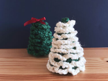 【かぎ針編み】ミニクリスマスツリーの編み方（編み図あり）