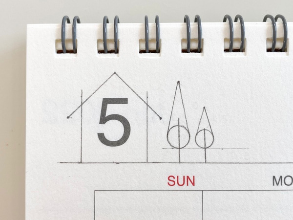 紙刺繍で飾ろう！5月のカレンダーの作り方