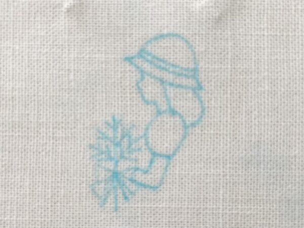 【図案付き】麦わら帽子の少女の刺繍の作り方
