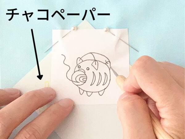 【図案付き】夏の風物詩！蚊やり豚の刺繍の作り方