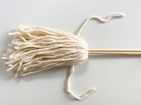 アクリル毛糸で作るハンディモップの作り方