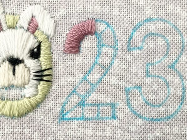 【図案付き】2023年卯年の刺繍の作り方