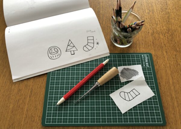 【図案あり】紙刺繍のグリーティングカードの作り方