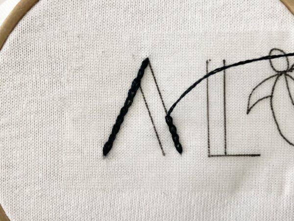 【図案付き】市販のTシャツに！ALOHA刺繍の作り方
