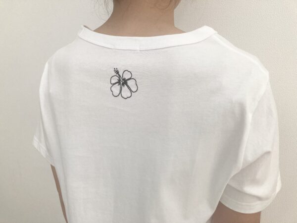 【図案付き】Tシャツにハイビスカスの刺繍の作り方