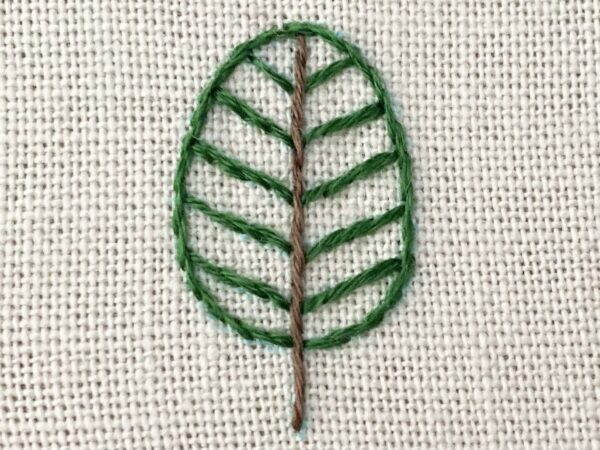 【図案付き】新緑の季節に！木の刺繍の作り方