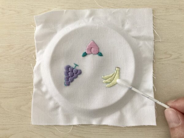 【図案付き】夏のフルーツの刺繍の作り方