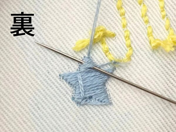 【図案付き】さそり座の刺繍の作り方