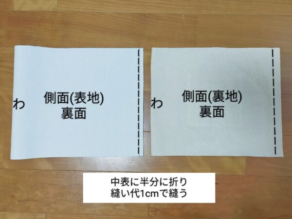 巾着付きのワンショルダーバッグの作り方