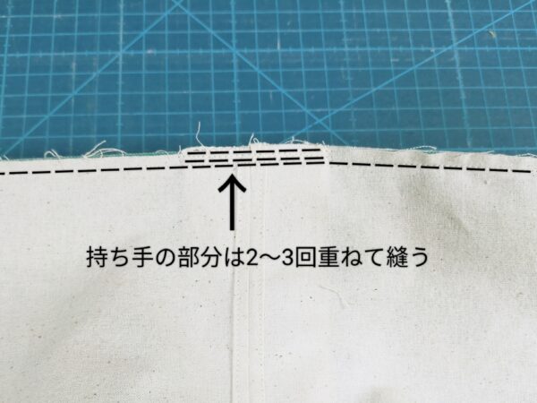 巾着付きのワンショルダーバッグの作り方