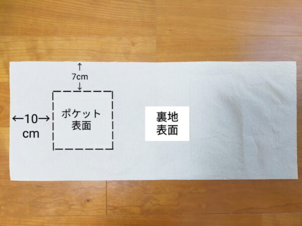 巾着付きのワンショルダーバッグの作り方