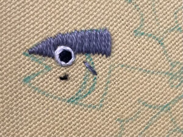 【図案付き】節分いわしの刺繍の作り方