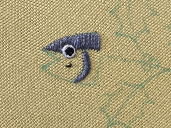 【図案付き】節分いわしの刺繍の作り方