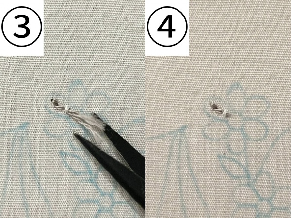 【図案付き】アルファベット「N」の刺繍の作り方