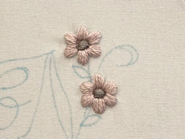 【図案付き】アルファベット「N」の刺繍の作り方