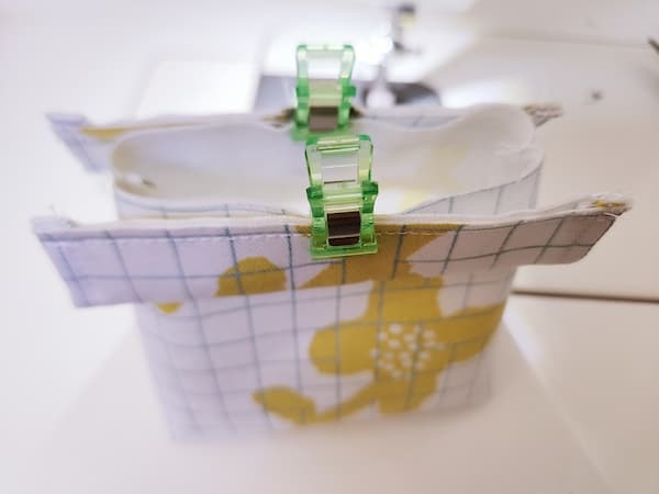 テント形バネ口ポーチの作り方