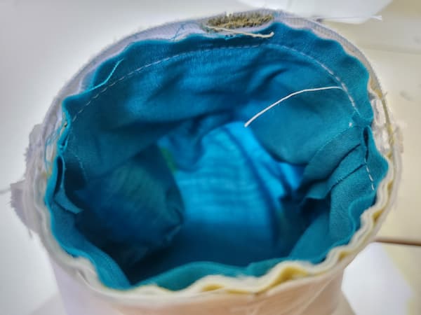 テント形バネ口ポーチの作り方