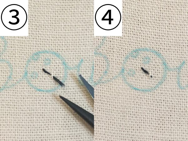 【図案付き】ボウリングの刺繍の作り方