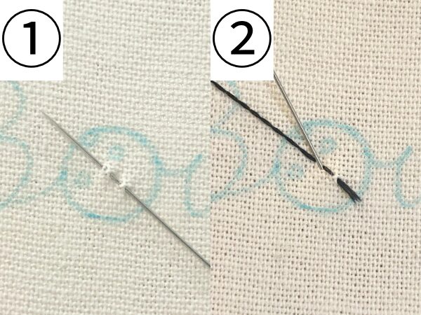 【図案付き】ボウリングの刺繍の作り方