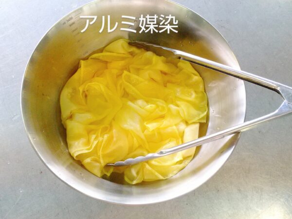 玉ねぎの皮で染める草木染の作り方