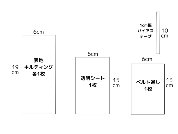 チャーム型ペンケースの作り方