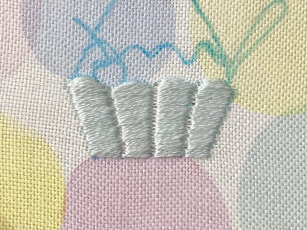 【図案付き】かき氷の刺繍の作り方