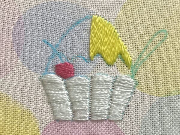 【図案付き】かき氷の刺繍の作り方