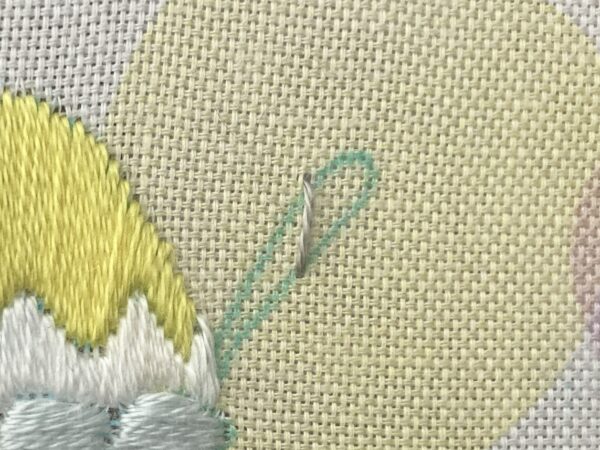 【図案付き】かき氷の刺繍の作り方