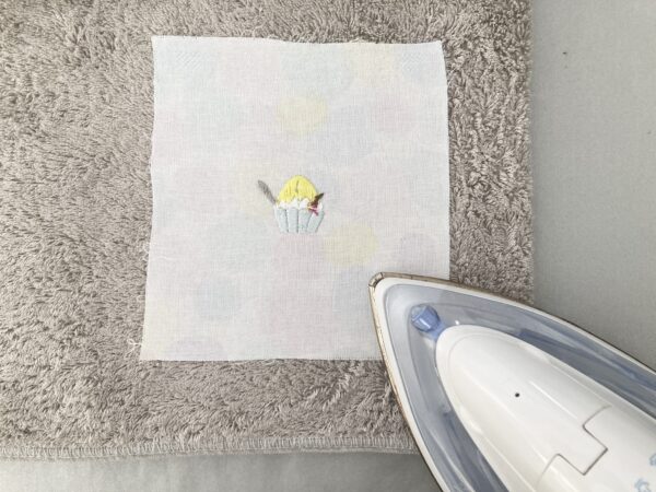 【図案付き】かき氷の刺繍の作り方