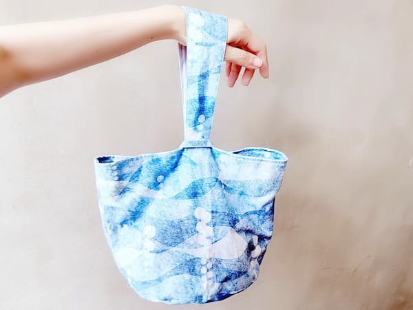 トートバッグにフリルを付けるの作り方
