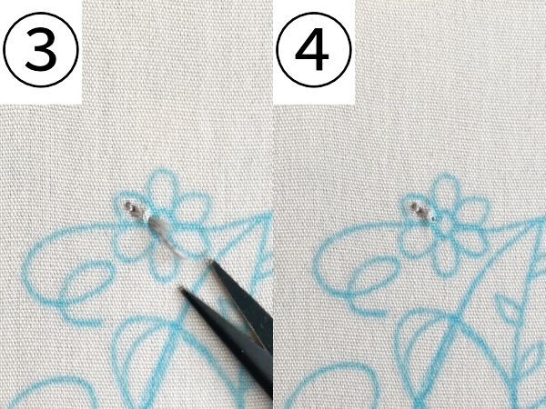【図案付き】アルファベット「A」の刺繍の作り方