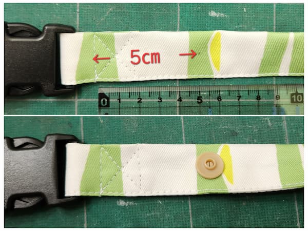 ポケットが取り外し出来るウエストバッグの作り方