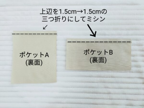インド刺繍リボンと帆布のワンハンドルバッグの作り方