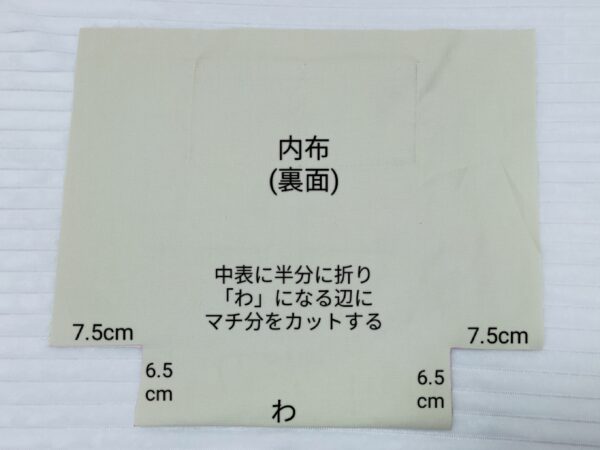 インド刺繍リボンと帆布のワンハンドルバッグの作り方