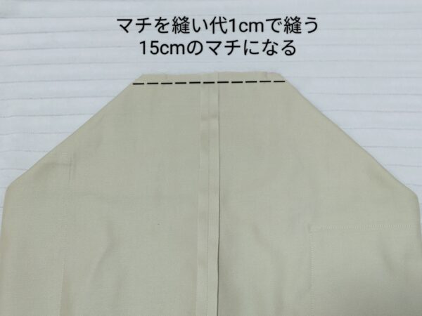 インド刺繍リボンと帆布のワンハンドルバッグの作り方