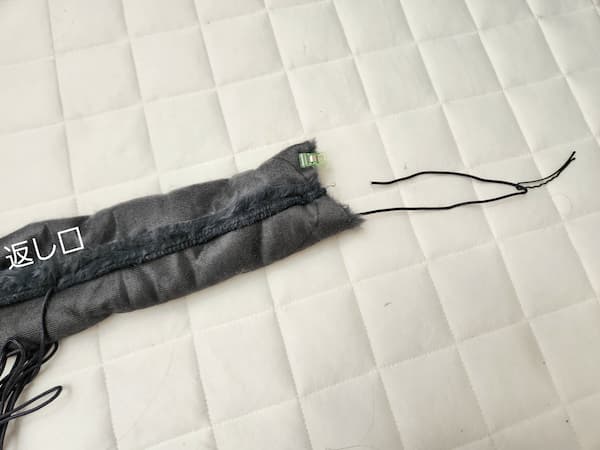 ファーで作る簡単耳当ての作り方