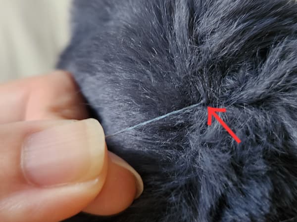 ファーで作る簡単耳当ての作り方