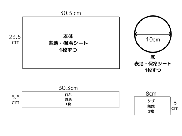 保冷機能付！1000mlウォーターボトルカバーの作り方