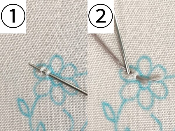 【図案付き】アルファベット「B」の刺繍の作り方