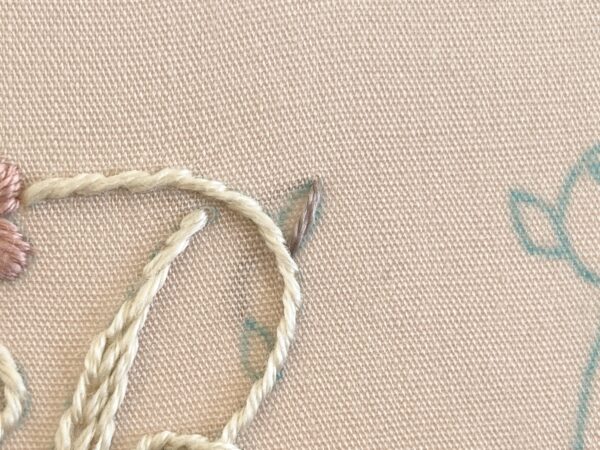 【図案付き】アルファベット「B」の刺繍の作り方
