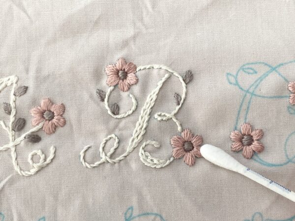 【図案付き】アルファベット「B」の刺繍の作り方