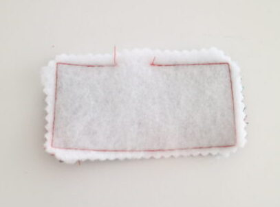 リボン型カトラリー置きの作り方