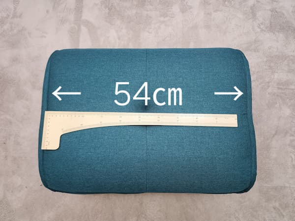 四角いオットマンカバーの作り方