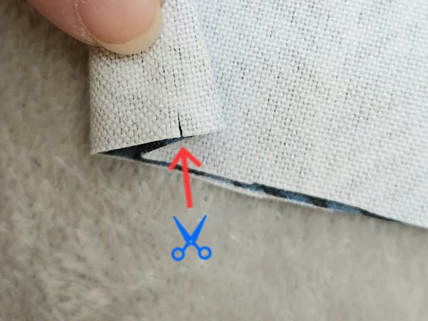 四角いオットマンカバーの作り方