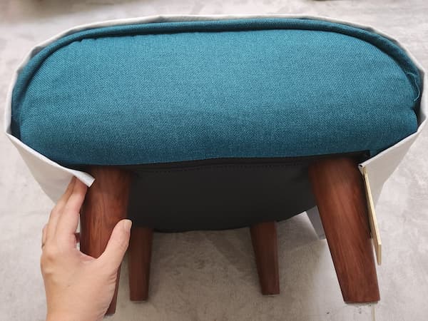 四角いオットマンカバーの作り方