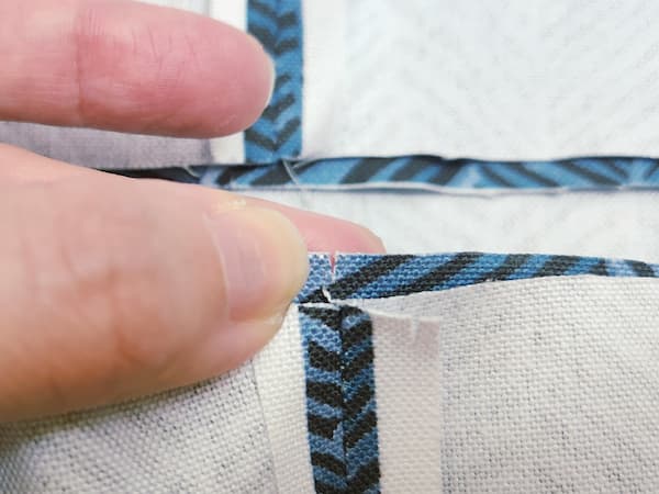 四角いオットマンカバーの作り方